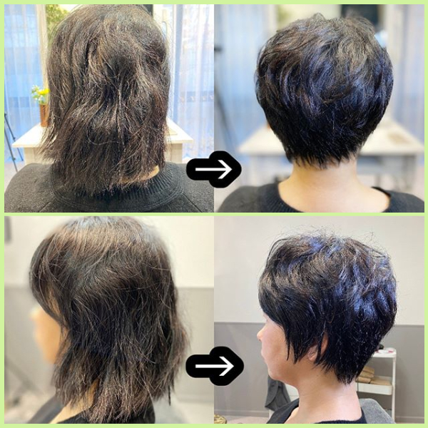 癖が強い方におすすめの髪型
